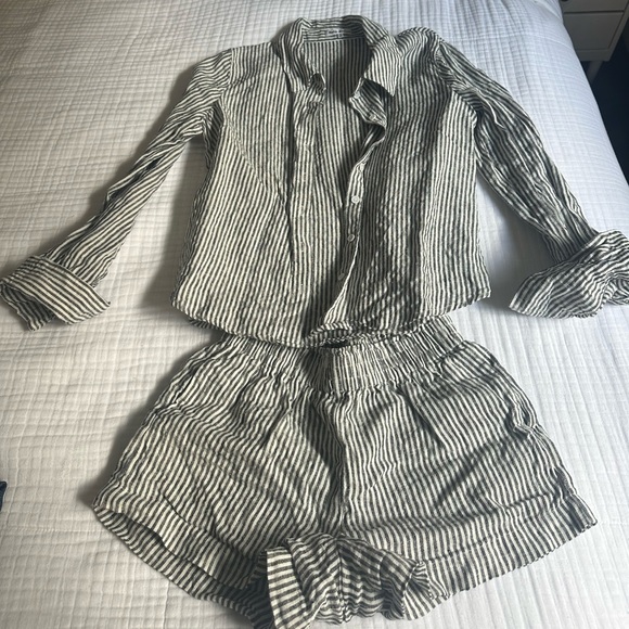 Reformation - Relaxed Linen Set - Vinyard - Picture 3 of 6